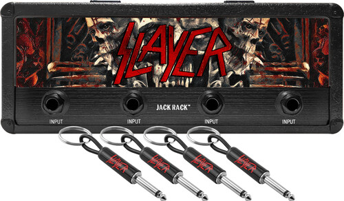 PLUGINZ SLAYER JACK RACK W/ 4 GTR PLUG KEYCHAINS