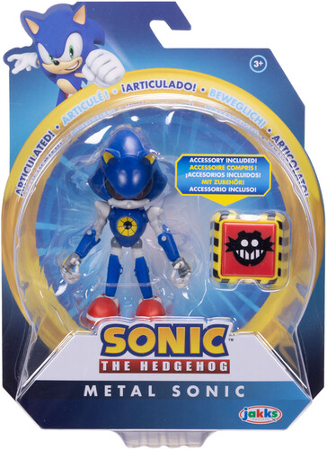 SONIC 4IN ARTICULATED FIG W/  ACCY 4PC WAVE 21 ASST