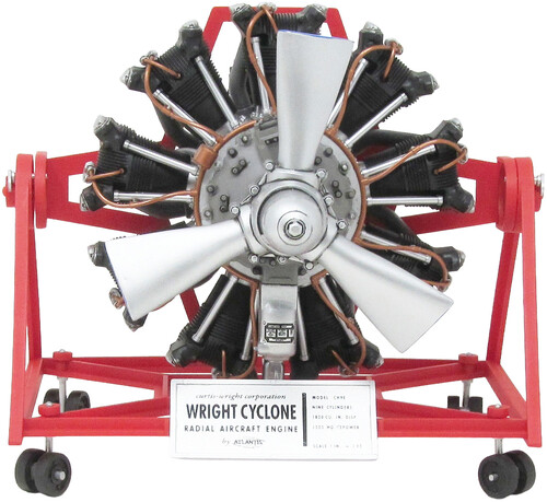 Wright Cyclone Radial Aircraft Engine C9HE (STEM) 1/12 Scale Model Kit