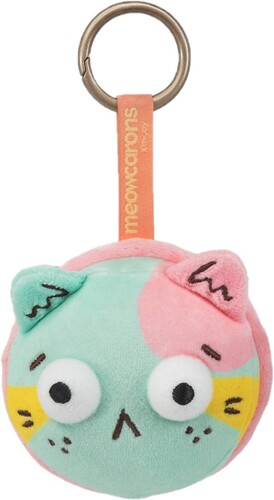 Kaleidos Meowcarons - Plush Bag Charm - Scared