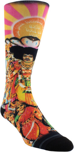 Perri's - Jimi Hendrix - Acid Trip Dye Sublimation - Crew Socks