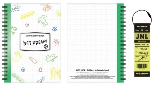 NCT Dream - NCT Life : Dream In Wonderland Commentary Book + Luggage Tag Set[Jeno]