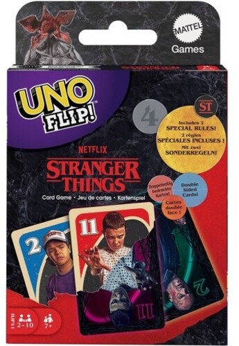 UNO Flip! Card Game Stranger Things - PopsPlanet