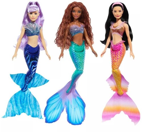 LITTLE MERMAID ARIEL AND SISTERS DOLL SET