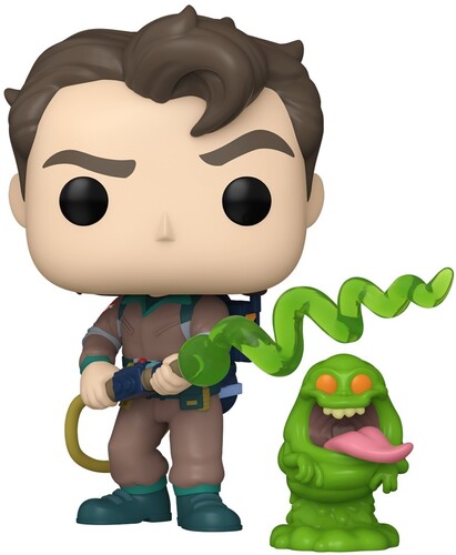 POP & BUDDY REAL GHOSTBUSTERS VENKMAN WITH SLIMER|alliance entertainment