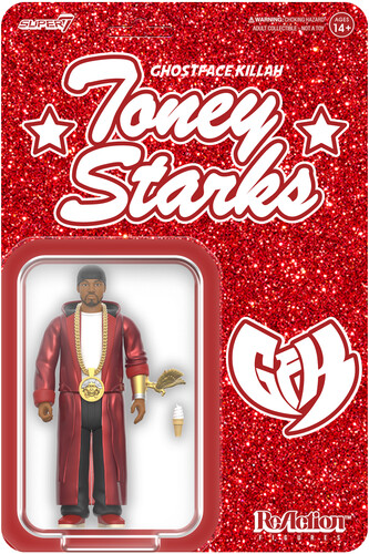 Photos - Action Figures / Transformers Super7 - Ghostface Killah - ReAction Figures - Ghostface Killah (Toney Starks)