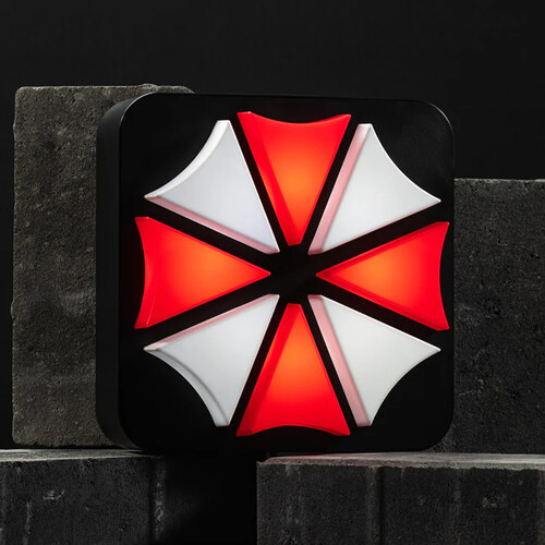 RESIDENT EVIL 3D LAMP UMBRELLA CORP