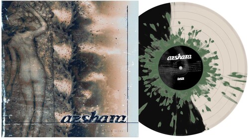 Ashen Skies - Half Black/Half Bone w/ Army Green Splatter