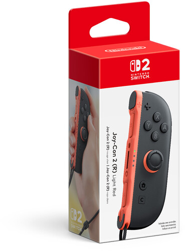 SWT JOY CON 2 CONTR (R) - LIGHT RED|alliance entertainment