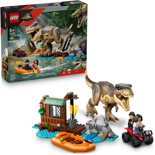 LEGO JURASSIC WORLD T REX RIVER ESCAPE