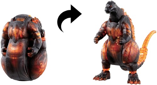 GODZILLA BURNING GODZILLA TRANSFORMING EGG