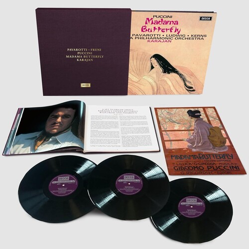Freni /Pavarotti / Wiener Philharmoniker - Puccini: Madama Butterfly (Hybr) vinyl record cover