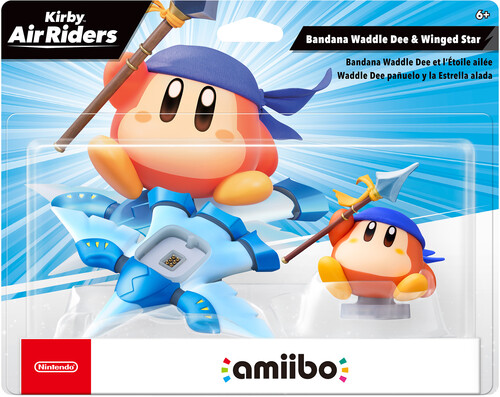Toys to Life:  Nintendo amiibo - Kirby Air Riders - Bandana Waddle Dee & Winged Star