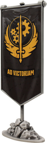 FALLOUT BROTHERHOOD OF STEEL METAL BANNER