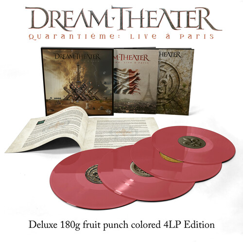 Dream Theater - Quarantieme: Live A Paris vinyl record cover