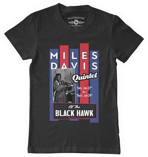 MILES DAVIS CONCERT T-SHIRT BLACK LARGE