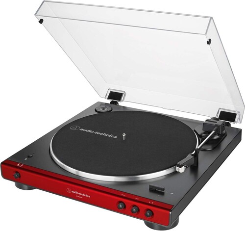 AUDIO TECHNICA ATLP60XBTRD TURNTBL BT AUTO RED