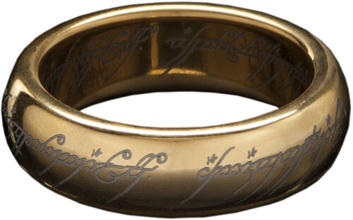 LORD OF THE RINGS THE ONE RING (WITH RUNES) - SZ 7