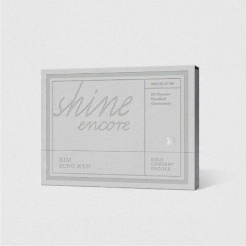 Kim Sung Kyu - Solo Concert Shine Encore (incl. 104pg Photobook, 4pc Photocard, 2pcID Photo + 5pc Mini Poster)