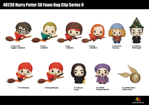 Harry Potter 3D Foam Bag Clip - Series 9 - Harry Potter 3d Foam Bag Clip - Series 9 (Key)