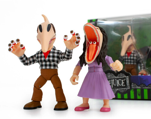 The Loyal Subjects - BeetleJuice - Action Vinyls - Adam & Barbara Scary Faces 2-Pack