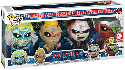 UPC 889698695862 product image for IRON MAIDEN - EDDIE 4PK (GLOW IN THE DARK BOX SET( | upcitemdb.com