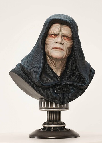 SW ROTJ EMPEROR PALPATINE LEGENDS 3D 1/ 2 SC BUST