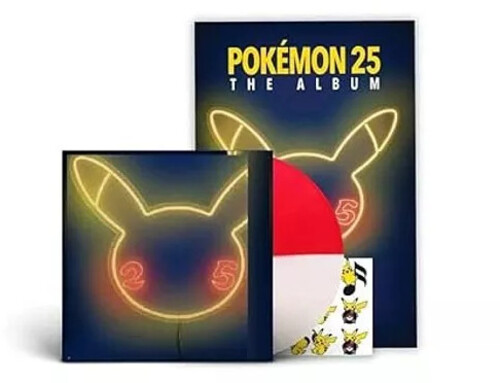Pokemon 25: The Album /  Various - Red & White Colored Vinyl with Poster [Import]