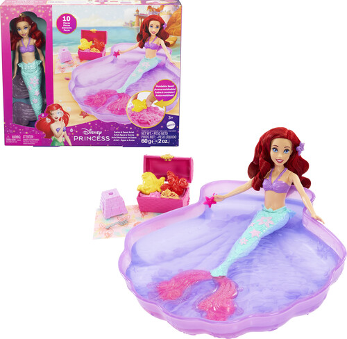 DISNEY PRINCESS SAND & SWIM ARIEL FASHION DOLL