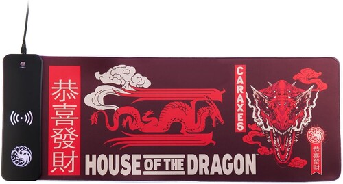 HOUSE OF DRAGONS - OVERSIZE GAMING MAT & MOBILE CH