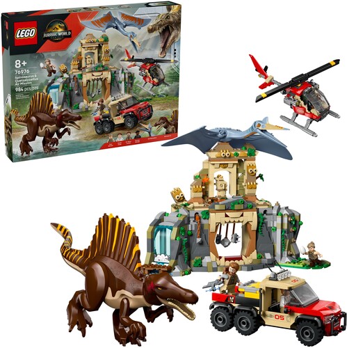 JURASSIC WORLD SPINOSAURUS & QUETZALCOATLUS AIR