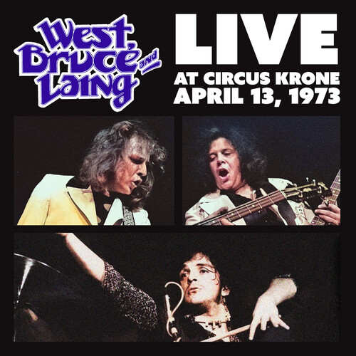 Live at Circus Krone, Frankfurt, Germany - April 13, 1973 - Clear Frosted Glass with Silver Swirl