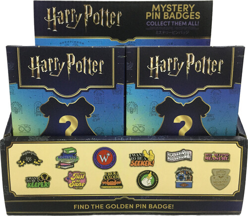 HARRY POTTER MYSTERY PIN 12CT DISPLAY