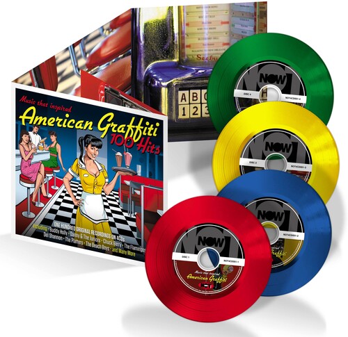 American Graffiti 100 Hits / Various - American Graffiti 100 Hits / Various (Uk) vinyl record cover