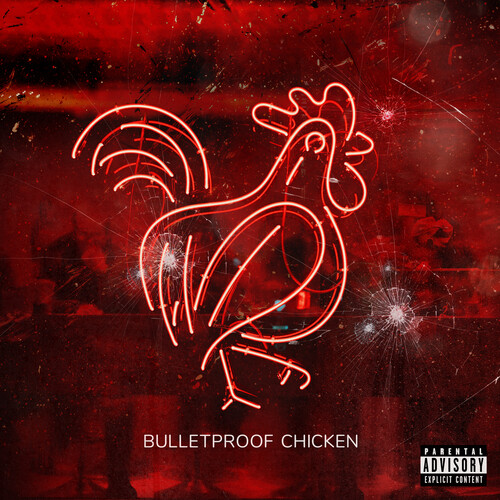 Crimeapple / V Don - Bulletproof Chicken vinyl record cover