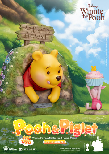 WINNIE THE POOH MASTER CRAFT POOH & PIGLET STATUE