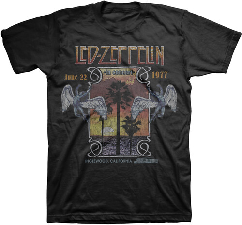 Led Zeppelin - Inglewood - T-Shirt - X-Large (Black)