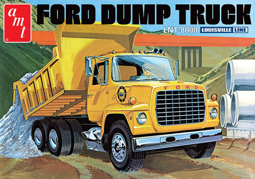 AMT Ford LNT-8000 Louisville Dump Truck 1/25 Scale Model Kit