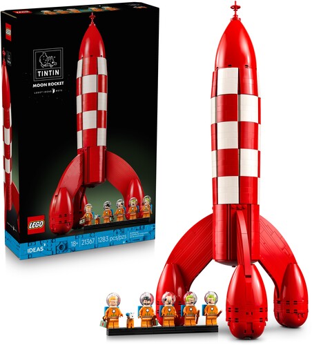 IDEAS TINTIN MOON ROCKET
