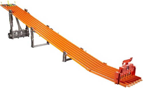 Hot Wheels - Super 6-Lane Raceway Track Set - Orange