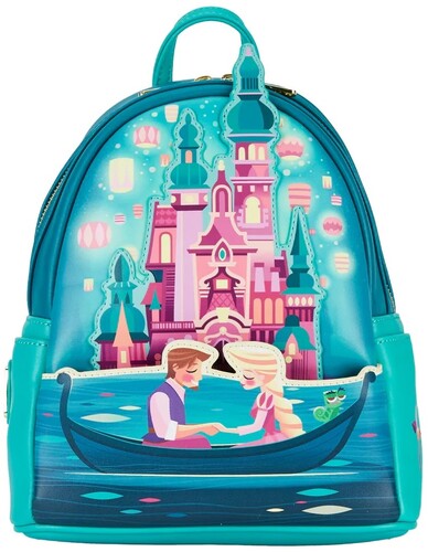 Loungefly Disney: - Tangled Princess Castle Mini Backpack (Back)