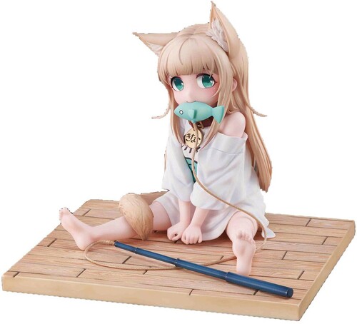 Hobby Sakura - My Cat Is A Girl And Shes Cute Kinako Sitting Fish