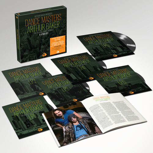 Arthur Baker Presents Dance Masters: Arthur Baker The Classic Dance Remixes - 6LP Boxset, Lift Off Lid Box Set, 16pp Booklet, 140-gram Black Vinyl, Signed insert