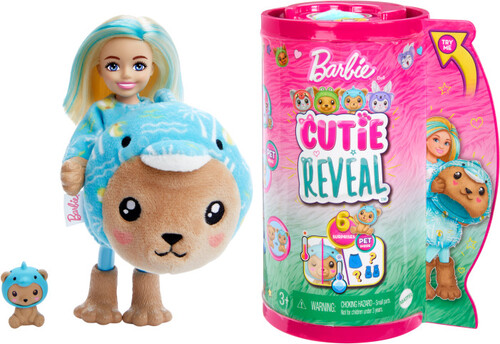 BARBIE CUTIE REVEAL CHELSEA WITH TEDDY AS DOLPHIN