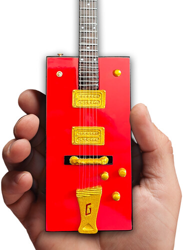 AXE HVN BO DIDDLEY FIREBIRD RED GRETSCH G6138 GTR