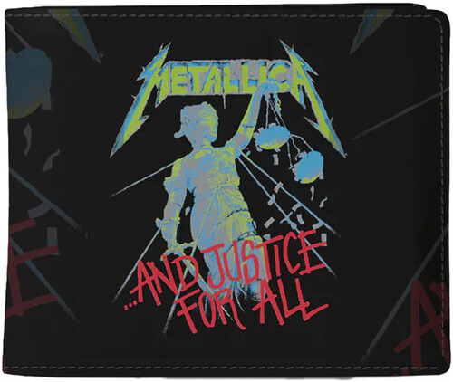 Rocksax - Metallica - Justice For All - Wallet with Coin Pocket (Black)