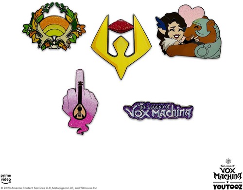 THE LEGEND OF VOX MACHINA PIN SET 1