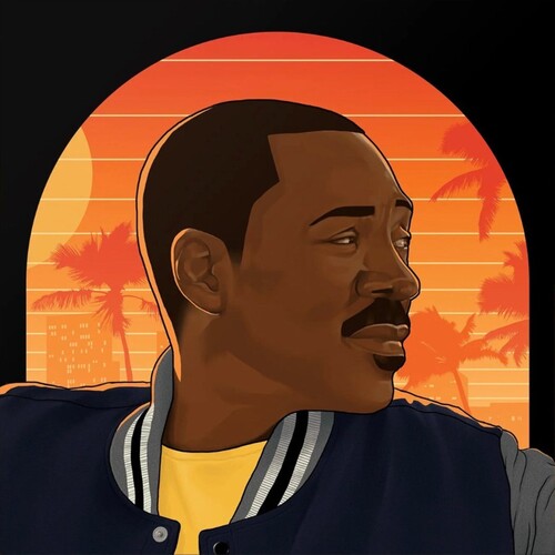 Various Artists - Beverly Hills Cop: Axel F (ost From the Netflix Film) (2lp/black & Yellow Splatter Vinyl) vinyl record cover