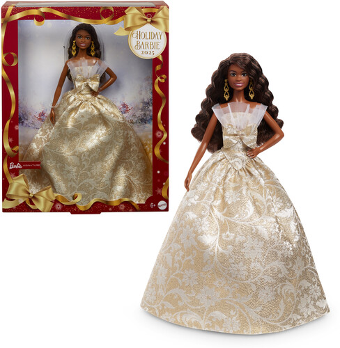 BARBIE HOLIDAY DOLL 2025 AFRICAN AMERICAN
