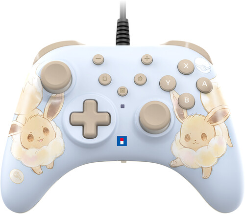 Switch 2 Accessory:  Wired Controller - HORI - Pad Turbo - Eevee Cottage Core:  Officially Licensed by Nintendo
